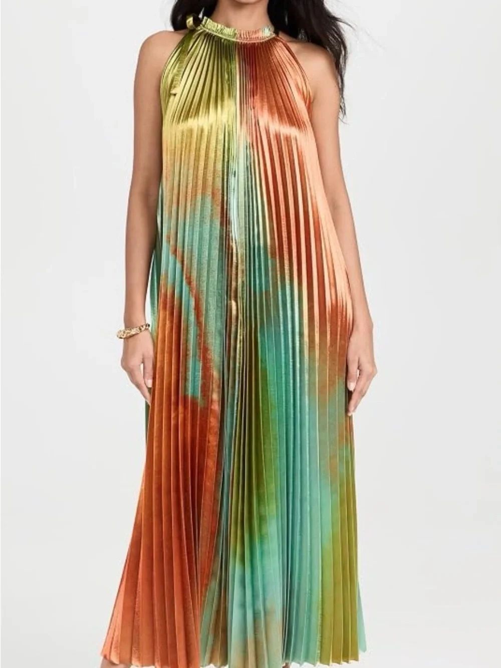 Ulla Johnson Desert Topaz Pleated Dress size 8
